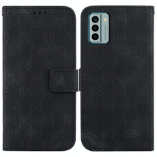 For Nokia G22 Double 8-shaped Embossed Leather Phone Case(Black)