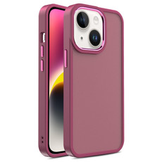 For iPhone 15 Shield Skin Feel PC + TPU Phone Case(Red)