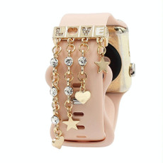 Watch Silicone Watch Band Decoration Ring Diamond Series Decoration Buckle(1)