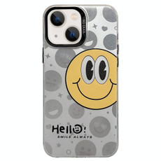 For iPhone 14 English Characters PC Phone Case(Big Smiley Face)