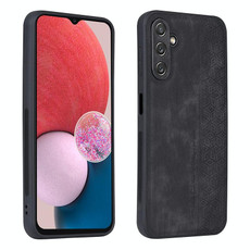 For Samsung Galaxy A25 5G AZNS 3D Embossed Skin Feel Phone Case(Black)