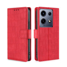 For Infinix Note 30 VIP 5G Skin Feel Crocodile Magnetic Clasp Leather Phone Case(Red) For Infinix Note 30 VIP 5G Skin Feel Crocodile Magnetic Clasp Leather Phone Case(Red)