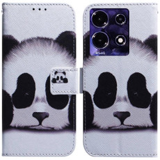 Infinix Note 30i Coloured Drawing Flip Leather Phone Case(Panda)