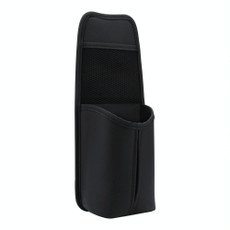 Car Seat Leather Multifunctional Tissue Water Cup Storage Hanging Bag(Black)