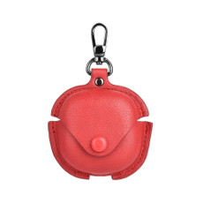 For Samsung Galaxy Buds Live / Pro Leather TWS Earphone Protective Case with Hook(Red)