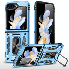 For Samsung Galaxy Z Flip5 5G Armor PC + TPU Camera Shield Phone Case(Light Blue) For Samsung Galaxy Z Flip5 5G Armor PC + TPU Camera Shield Phone Case(Light Blue)