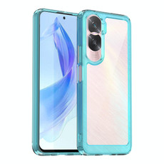For Honor X50i Colorful Series Acrylic + TPU Phone Case(Transparent Blue) For Honor X50i Colorful Series Acrylic + TPU Phone Case(Transparent Blue)