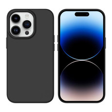 For iPhone 14 Pro Liquid Silicone MagSafe Phone Case(Black) For iPhone 14 Pro Liquid Silicone MagSafe Phone Case(Black)