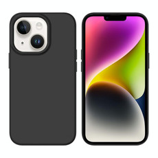 For iPhone 14 Plus Liquid Silicone MagSafe Phone Case(Black)