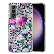 For Samsung Galaxy S21 FE 5G IMD Shell Pattern TPU Phone Case(Leopard Flower) For Samsung Galaxy S21 FE 5G IMD Shell Pattern TPU Phone Case(Leopard Flower)