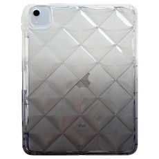 For iPad mini 6 Gradient Diamond Plaid TPU Tablet Case(Gradient Black)