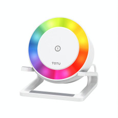 TOTU M6064Q 4 in 1 Multifunctional Wireless Charging Bluetooth Speaker(White)