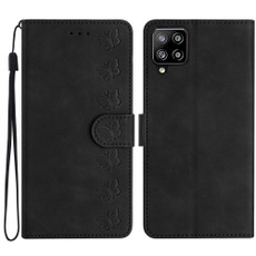 For Samsung Galaxy M53 Seven Butterflies Embossed Leather Phone Case(Black) For Samsung Galaxy M53 Seven Butterflies Embossed Leather Phone Case(Black)
