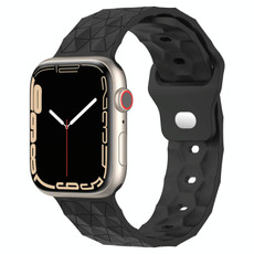 Football Texture Silicone Watch Band For Apple Watch 6 44mm(Dark Grey) Football Texture Silicone Watch Band For Apple Watch 6 44mm(Dark Grey)