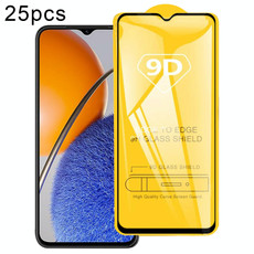 For Huawei Enjoy 50 25pcs 9D Full Glue Screen Tempered Glass Film