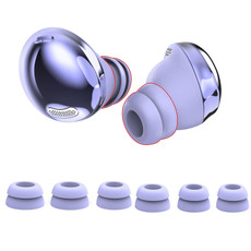 For Samsung Galaxy Buds Pro AhaStyle PT168 Silicone Earphone Earcups, Size:S+M+L(Purple)