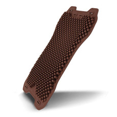 Silicone Car Seat Cushion Summer Breathable Cool Pad, Color: Lumbar Cushion Coffee