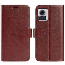 For Motorola Moto X30 Pro R64 Texture Horizontal Flip Leather Phone Case(Brown)