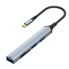 V253 5 in 1 USB-C/Type-C to USB Multifunctional Docking Station HUB Adapter