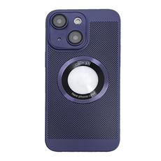 For  iPhone 14 Cooling MagSafe Magnifier Phone Case(Lavender)