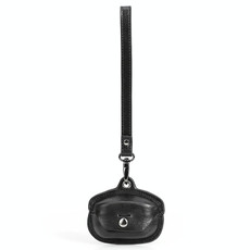 Crazy Horse Leather Wireless Bluetooth Earphone Cover For Sony WF-1000XM4(Black)