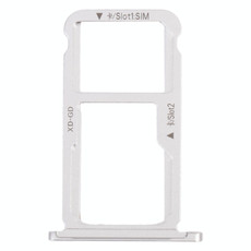 SIM Card Tray + SIM Card Tray / Micro SD Card Tray for Honor Mate 9 Lite (Silver)