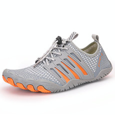 Outdoor Sports Hiking Shoes Antiskid Fishing Wading Shoes Lovers Beach Shoes, Size: 38(Gray)
