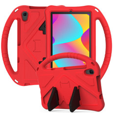 For TCL Tab 8 LE 2023 / Tab 8 2022 EVA Shockproof Tablet Case with Holder(Red)