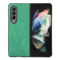 For Samsung Galaxy Z Fold4 FaletteTexture PU+TPU+PC Shockproof Phone Case(Green)