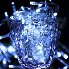 10m LED String Decoration Light, 100 LEDs with End Joint & 8 Display Modes Controller for Christmas Party, AC 110V, US Plug