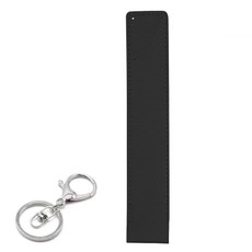 PU Leather Shockproof Protective Case with Metal Buckle for Apple Pencil 1 / 2(Black)