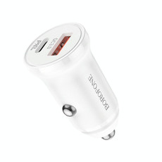 Borofone BZ18A PD20W+QC3.0 Car Charger(White)