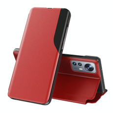 For Xiaomi 12 Pro Attraction Flip Holder Leather Phone Case((Red)