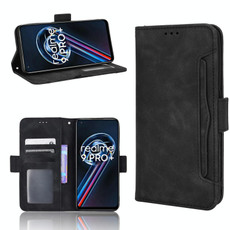 For OPPO Realme 9 4G / 9 Pro+ Skin Feel Calf Texture Card Slots Leather Phone Case(Black) For OPPO Realme 9 4G / 9 Pro+ Skin Feel Calf Texture Card Slots Leather Phone Case(Black)