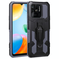 For Xiaomi Redmi 10C Armor Warrior PC + TPU Phone Case(Grey)
