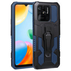 For Xiaomi Redmi 10C Armor Warrior PC + TPU Phone Case(Blue)