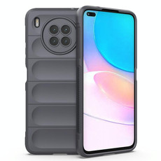 For Huawei Nova 8i Magic Shield TPU + Flannel Phone Case(Dark Grey)