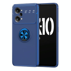For OPPO K10 Pro Metal Ring Holder TPU Phone Case(Blue) For OPPO K10 Pro Metal Ring Holder TPU Phone Case(Blue)