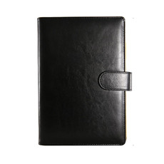 WZJZ0101 PU Leather Thickened Notebook, Specification: A5(Black with Buckle) WZJZ0101 PU Leather Thickened Notebook, Specification: A5(Black with Buckle)