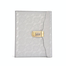WZJZ0114 A5 Imitation Leather Thickened Password Notebook(Silver) WZJZ0114 A5 Imitation Leather Thickened Password Notebook(Silver)