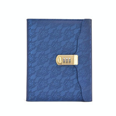 WZJZ0114 A5 Imitation Leather Thickened Password Notebook(Blue) WZJZ0114 A5 Imitation Leather Thickened Password Notebook(Blue)