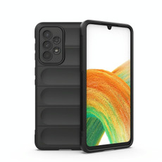 For Samsung Galaxy A33 5G Magic Shield TPU + Flannel Phone Case(Black) For Samsung Galaxy A33 5G Magic Shield TPU + Flannel Phone Case(Black)