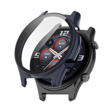 For Honor Watch GS 3 PC+Tempered Glass Watch Case(Ink Blue) For Honor Watch GS 3 PC+Tempered Glass Watch Case(Ink Blue)