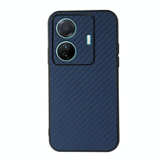 For vivo S15e Accurate Hole Carbon Fiber Texture PU Phone Case(Blue) For vivo S15e Accurate Hole Carbon Fiber Texture PU Phone Case(Blue)
