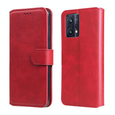 For OPPO Realme 9 Pro+ Classic Calf Texture Flip Leather Case(Red) For OPPO Realme 9 Pro+ Classic Calf Texture Flip Leather Case(Red)