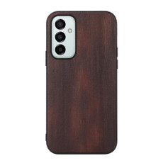 For Samsung Galaxy M23 / F23 5G Yellow Cow Texture PU Phone Case(Coffee)