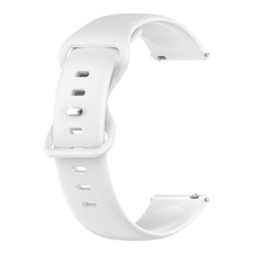 For Garmin Vivoactive 3 Music 20mm Solid Color Silicone Watch Band(White) For Garmin Vivoactive 3 Music 20mm Solid Color Silicone Watch Band(White)