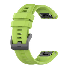 For Garmin Forerunner 945 22mm Silicone Solid Color Watch Band(Lime Green) For Garmin Forerunner 945 22mm Silicone Solid Color Watch Band(Lime Green)