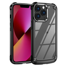 For iPhone 13 Pro TPU + PC Lens Protection Phone Case (Black)