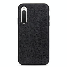 For Sony Xperia 10 IV Litchi Texture Leather Shockproof Phone Case(Black) For Sony Xperia 10 IV Litchi Texture Leather Shockproof Phone Case(Black)